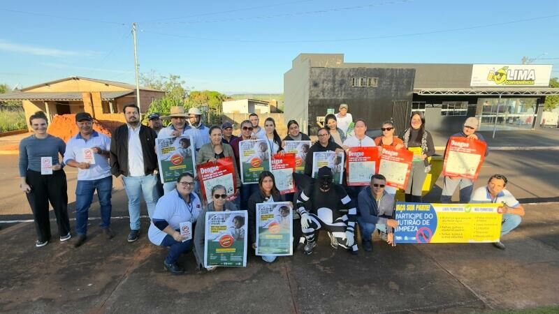 Imagem de compartilhamento para o artigo Costa Rica inicia mutirão de limpeza para combater o mosquito da dengue no bairro Novo Horizonte da MS Todo dia